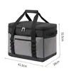 Bolsa térmica aislante de bloques de color exclusiva transfronteriza, nuevo paquete de hielo para coche, bolsa de almacenamiento portátil para picnic al aire libre, gran capacidad