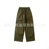Vendas diretas do fabricante: calças de trabalho retas femininas, calças de trabalho esportivas estilo japonês, calças de trabalho estilosas de perna larga, calças compridas masculinas