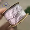 Hilo de algodón de alta calidad suave frotado a mano texto bodhi cuerda para jugar cuerda de mano trenzada hilo para abalorios resistente al desgaste no elástico hilo de borla