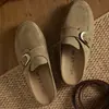 Otoño 2026 Nuevo de Moda Sencillo Color Sólido Ropa Exterior Correa de Hebilla Sandalias para Mujer Zapatos de Moda para Mujer