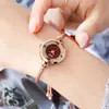 Reloj pulsera Gedi moda lujo arena movediza mujer temperamento exquisito impermeable pulsera reloj de cuarzo