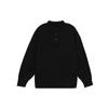 Melange cinza Henry Collar Sweater Masculino Outono e Inverno Moda Marca Lazy Style Advanced Knitted Cleanfit Base Camisa