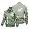 Chaqueta Estándar para Coche de Hombre Otoño e Invierno 2023 Chaqueta Estampada Roja Moda para Exteriores Chaqueta de Motocicleta Chaqueta para Hombre