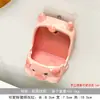 Cenicero de cerdo rosa de dibujos animados para pared, para inodoro y baño, sin taladro, cenicero de cerámica anti-ceniza voladora