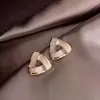 Pendientes de Perla Estilo Coreano Francés Elegante con Cierre de Plata 925 Pendientes de Gama Alta Corazón Flor Pendientes Versátiles para Mujer Venta al por Mayor