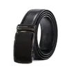 Cinturón de Cuero Personalizado para Hombre de Cuero Genuino Hebilla Automática Cinturón de Cintura de Piel de Vaca Logo Impreso a Color Regalo de Negocios Hebilla de Trinquete Cinturón de Cuero de Primera Capa para Hombre