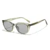 Gafas de sol Cat-Eye de estilo influencer de moda, Gafas de sol de alta gama a la moda con protección UV, Monturas de gafas para cruzar la frontera, Gafas de sol de aguja plana
