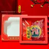 Festival Qixi Puente de las Urracas Oro Puro 999 Oro de Colores Pegatina para Teléfono Colgante Caja de Regalo - Personalización al por Mayor para Joyerías