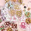 Accesorios para Uñas Estilo Hawaiano Sanrio de Dibujos Animados Transfronterizos Gato Kitty Lazo Caja de Accesorios de Resina para DIY