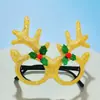 Gafas de decoración navideña traje festivo adulto niños regalo de Navidad suministros para fiestas accesorios para fotos