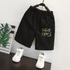 Camiseta Raglan Color Block Manga Curta Minecraft para Meninos 2025 Nova Verão Algodão Infantil Top Infantil Conjunto Infantil