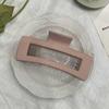 Pinza de tiburón de gran tamaño, pinza para el cabello cuadrada de alta calidad, pinza para el cabello esmerilada, pinza para el cabello de celebridades cibernéticas, pinza para el cabello para sombreros
