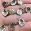 Accesorios de Cuentas Budistas de Xizang Amarillo Mantra de Seis Caracteres Nube Propicia Cuentas Espaciadoras Cuentas de Rueda Colgante Cuentas Sueltas DIY