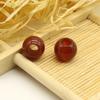 12*5mm Pedra Natural Furo Grande Contas Redondas Contas Soltas Ágata Olho de Tigre Pedra Contas de Cristal Acessórios para Pulseira Colar DIY