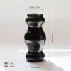Jarrón de Vidrio de Color de Alta Gama, Jarrón Circular de Boca Ancha, Recipiente para Arreglos Florales Hidropónicos, Decoración Personalizada para el Hogar, Botella de Aromaterapia