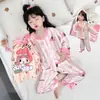 Pijama de Niña Melody Primavera y Otoño 2026 Nuevo Modelo Bebé Seda de Hielo Verano Delgado Ropa de Casa para Niños con Aire Acondicionado