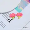 Flor de Pêssego Flor de Cerejeira Creme Adesivo Capa de Celular Material para DIY Sacola Caixa de Papelaria Artesanal Acessórios de Cabelo Acessórios de Resina