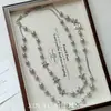 Collar Largo de Estrella de Cinco Puntas Perla Multicapa Diseño de Nicho para Mujer Cadena para Clavícula de Gama Alta Nuevos Accesorios 2025
