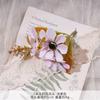 3 Cabeças de Girassol DIY Flores Artificiais Feitas à Mão Acessórios de Cabelo Retrô Grampo de Cabelo Flor Decoração de Roupas Acessórios para Corsage Adereços para Fotografia