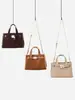 Otoño/Invierno 2026 Exportación Transfronteriza Gamuza de Piel de Vaca Mate Bolso Grande de Mano Bolso Tote Piel Genuina Bolso Cruzado