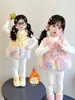 Colete Infantil Outono e Inverno 2026 Novo Estilo Menina Bebê Blusa Sem Mangas Roupa Externa Estilosa Cardigan Colete Infantil Inverno