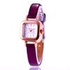 Reloj de Mujer Leche Cubo Pequeño Retro Lujo Ligero Simple Elegante Correa Fina de Cuero Mori Nicho Reloj de Cuarzo
