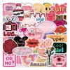 Set de pegatinas estilo retro para journaling creativo, botellas de agua, patinetas, pegatinas decorativas impermeables artísticas personalizadas DIY al por mayor