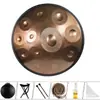 Tambor Handpan de Grado Profesional Tambor Etéreo 440/432 Hz 18 pulgadas 9 Notas Instrumento Musical Transfronterizo Venta al por Mayor