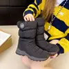Botas de Neve para o Nordeste de Inverno 2026, Sapatos de Algodão com Adição de Lã e Isolamento Espesso, Impermeáveis, Antiderrapantes, de Cano Médio, Resistentes ao Frio, Botas de Algodão com Solado Grosso para Mulheres