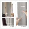 Cortina pequeña de color dorado y negro con sombreado completo para sala de estar, dormitorio, protector solar, tela de cortina de lino de imitación, fábrica Shaoxing Keqiao, se puede configurar para toda la casa