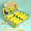 Simulação Banana Amassar Música Descompressão Criativa Farinha de Frutas Bola Vent Truque Descompressão Brinquedo Crianças Squeeze Cartoon