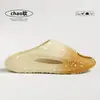 Pantuflas acolchadas con degradado de EVA para mujer, nuevo modelo de verano 2026, antideslizantes para interior, transpirables, resistentes al desgaste, sandalias casuales
