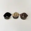 Gorra de Bebé Yipan Estilo Nuevo Primavera y Otoño 2026 Color Block de Moda Ins Ala Suave Gorra de Béisbol Infantil con Estampado de Leopardo