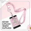 Porta Cartão Deslizante Desenho Animado Cartão Escolar de Estudante Cartão de Água Estojo Transparente para Cartão Porta Documento com Foto Masculino e Feminino Capa Protetora Venda por Atacado em Estoque