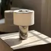 Lámpara de mesa portátil de lujo con ambiente de piedra, recargable, para dormitorio, estudio, hotel, bar, mesita de noche, mesa de comedor, escritorio, atenuación continua creativa