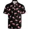 Comercio Exterior Wholesale Camisa Polo Patriótica con Estampado de Bandera Americana del Día de la Independencia para Hombre de Manga Corta Impresión Digital 3D