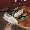 Zapatos de Tela para Niños del Viejo Beijing Estilo Étnico Zapatos de Baile Zapatos Bordados para Niños Zapatos Bordados Antiguos Zapatos Hanfu Zapatos Antiguos para Niños