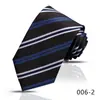 Corbata Rayada para Hombre Camisa Profesional de Negocios de Alta Gama Azul Azul Marino Anudada a Mano Corbata de 8cm Shengzhou Lista para Enviar