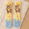 Calcetines de Invierno para Niños de Terciopelo de Coral Calentitos Calcetines para Bebé Categoría a Calcetines para Niñas Calcetines de Piso Calcetines para Niños Calcetines sin Talón