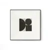 Pintura Decorativa Geométrica Medieval para Sala de Estar, Pintura de Parede Minimalista Moderna para Sala de Jantar, Arte de Parede Decorativo Suave de Alta Qualidade para Hall de Entrada