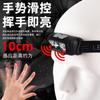 Nuevos productos transfronterizos, faro rojo de inducción, carga USB, inducción, pesca nocturna, portátil, luz fuerte, faro para correr de noche al aire libre