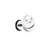 Pendientes de perforación de calavera transfronteriza, pendientes de acero de titanio de moda europea y americana, pendientes de acero inoxidable con cabeza de calavera para hombre de moda