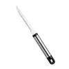 Cuchillo de Cocina Curvo Dentado de Acero Inoxidable, Cuchillo para Tomate Pan Pastel Bistec para Horneado Casero Restaurante Corte de Alimentos