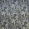 Popelina de Algodón Estampada de los Años 40 Tela Retro Paisley para Camisa Bolsa Tela DIY Hecha a Mano