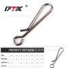 Pin colgante FTK B pesca pesca de mar pin rápido conector Luya equipo de pesca AliExpress Amazon explosiones