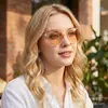 Nuevas Gafas de Sol Retro Cat-Eye Europeas y Americanas Versátiles para Mujer, Estilo Coreano, Maquillaje Sencillo, Gafas de Sol de Moda de Gama Alta
