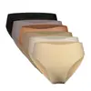 Pantaletas de Seda de Hielo Sin Costuras Directas de Fábrica para Mujer de Tiro Bajo Levanta Glúteos Briefs de Yoga Logotipo Personalizable