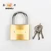 Candado de imitación cobre de una palabra personalizado comercio exterior OEM OEM OEM candado de hierro de imitación cobre de grosor medio candado impermeable antioxidante