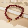 Pulsera de Cristal con Perlas de Cristal Natural Optimizada Pulsera Versátil de Nicho Joyería de Moda de Lujo Ligero Venta al por Mayor para Mujeres