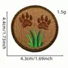 Nuevo Parche de Tela Redondo Bordado de Dibujos Animados Insignia de Aventura al Aire Libre Parche de Etiqueta de Tela Parche Termoadhesivo Accesorios para Ropa Venta al por Mayor